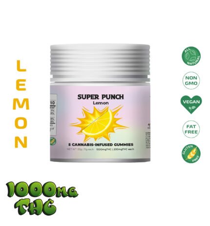 Lemon – SUPERPUNCH Gummies 1000mg