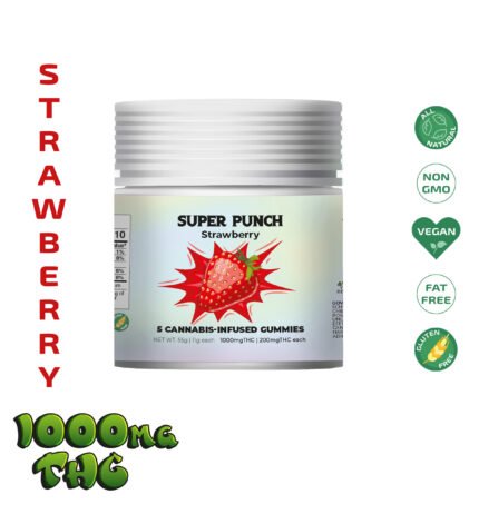Strawberry — SUPERPUNCH Gummies 1000mg