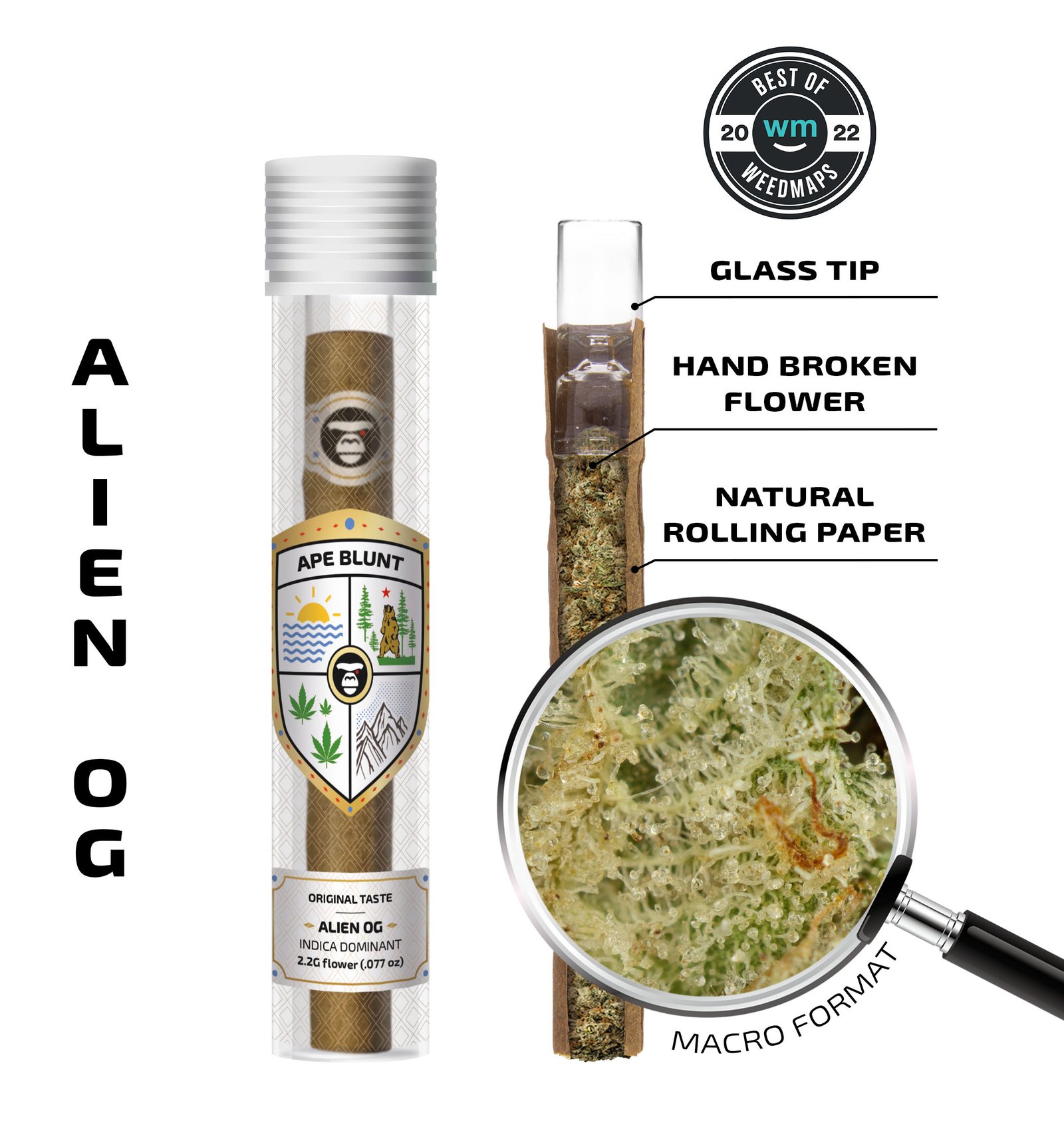 APE Blunt-2.2g-AlienOG APE Blunt-2.2g-AlienOG