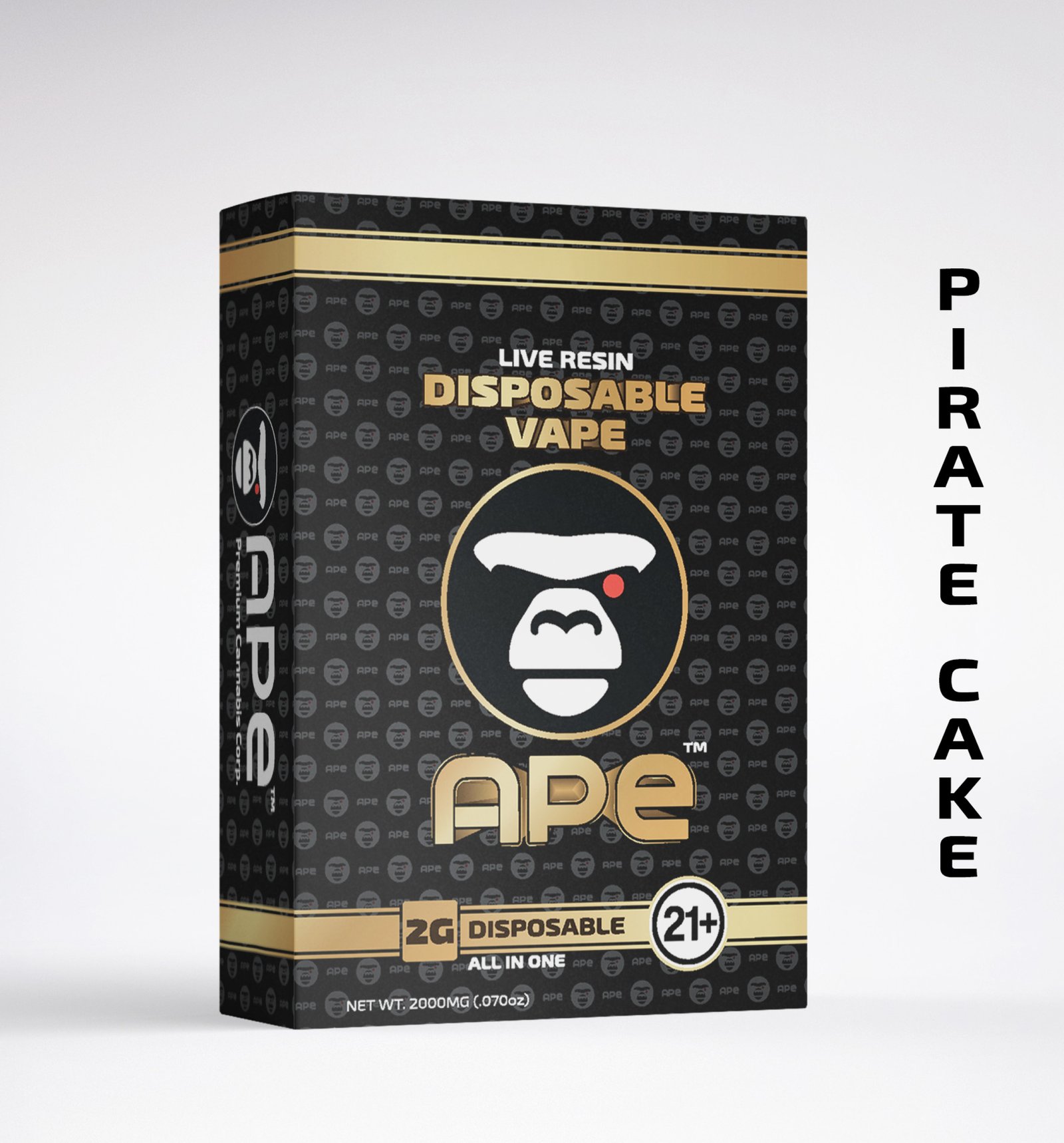 Pirate Cake 2g Live Resin Disposable Vape _ APE Pirate Cake 2g Live Resin Disposable Vape | APE