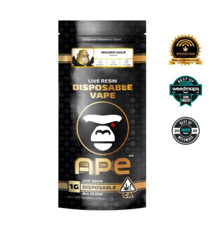Wizard Gold 1g Disposable Vape | APE