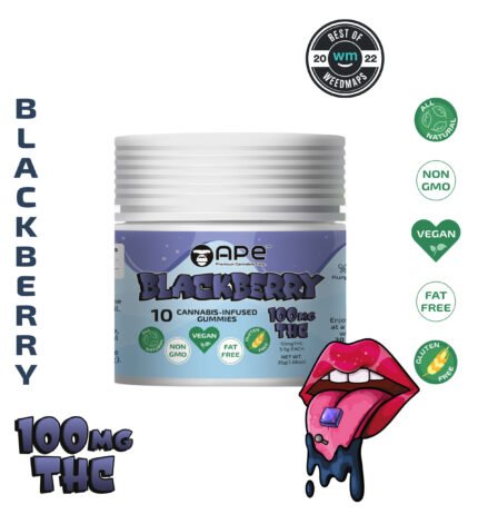 Blackberry Gummies 100mg _ APE