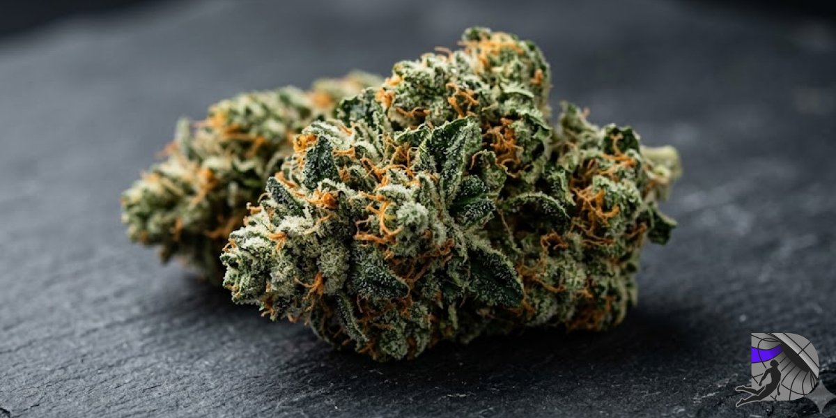 Close-up of premium marijuana flowers available for delivery in Brooklyn